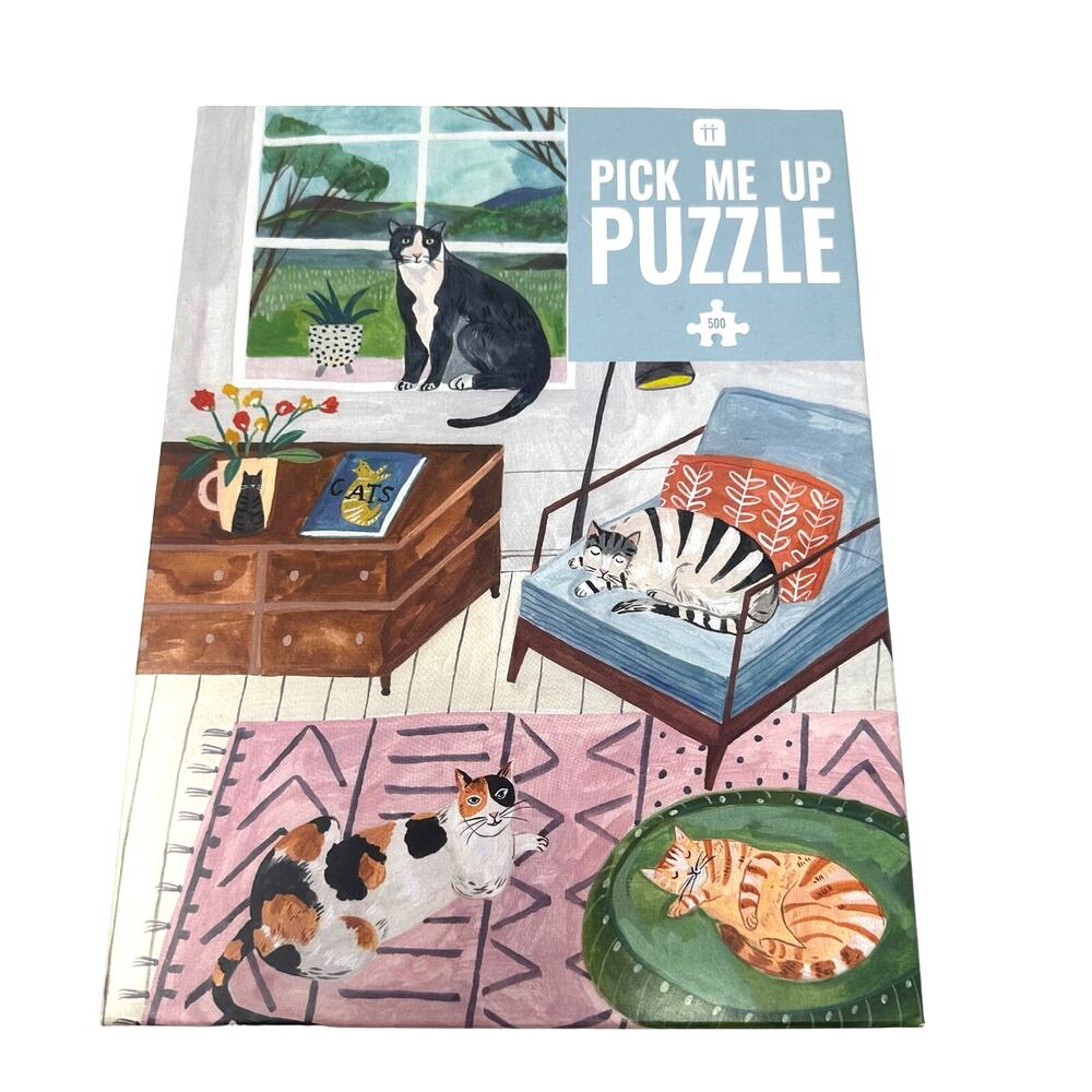 Pick Me Up Cat‎ Puzzle 500pcs UNVERIFIED Relaxing Framable Artwork Kitty Lover